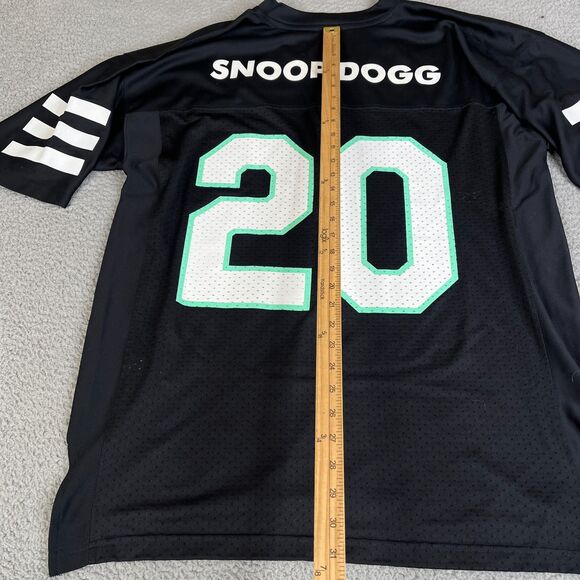 Vintage Snoop Dogg Jersey Mens Large Rap Tee Bush Death Row Records Mesh - Picture 6 of 11